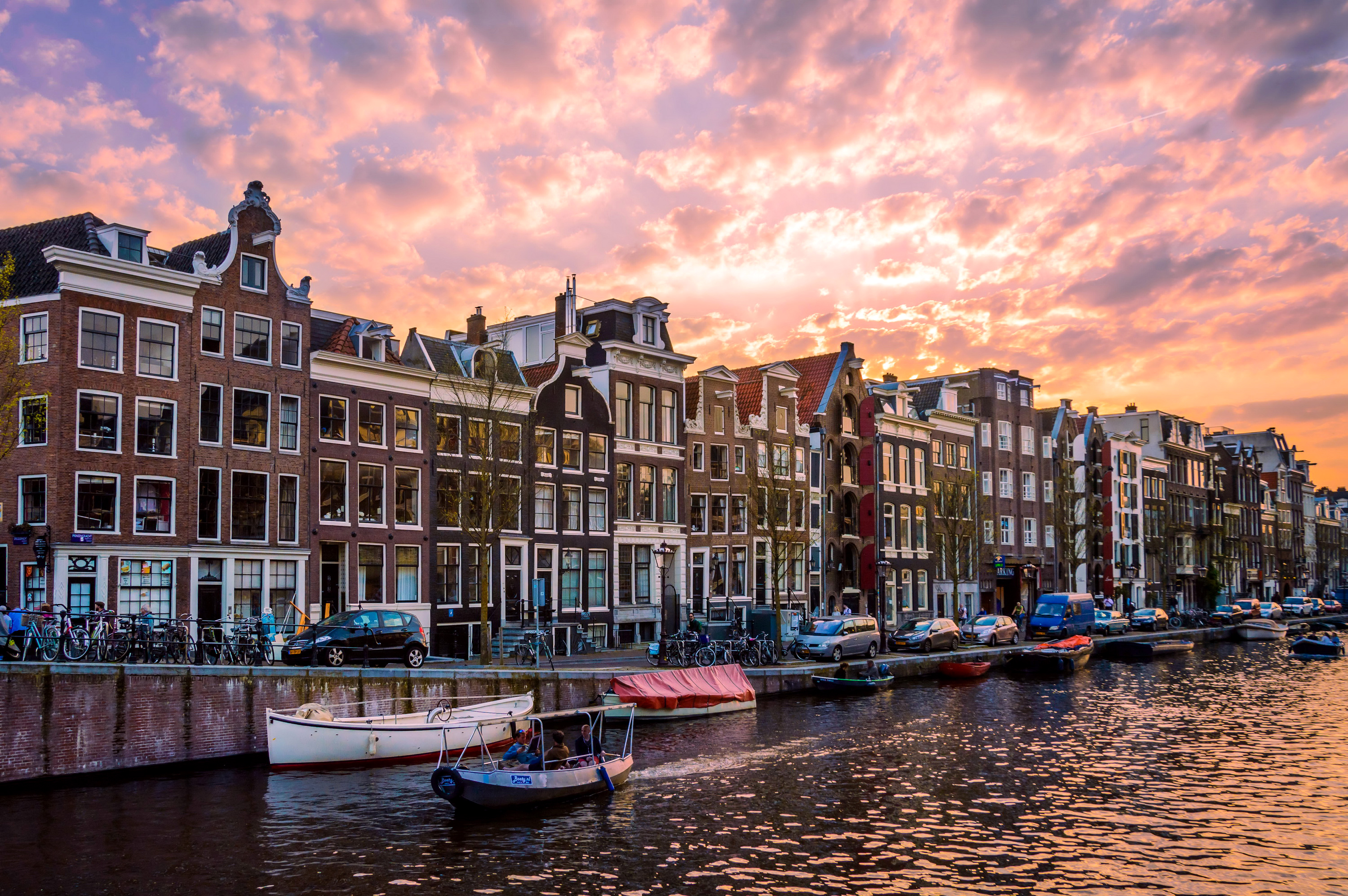 netherlands wallpaper,waterway,canal,water,sky,town