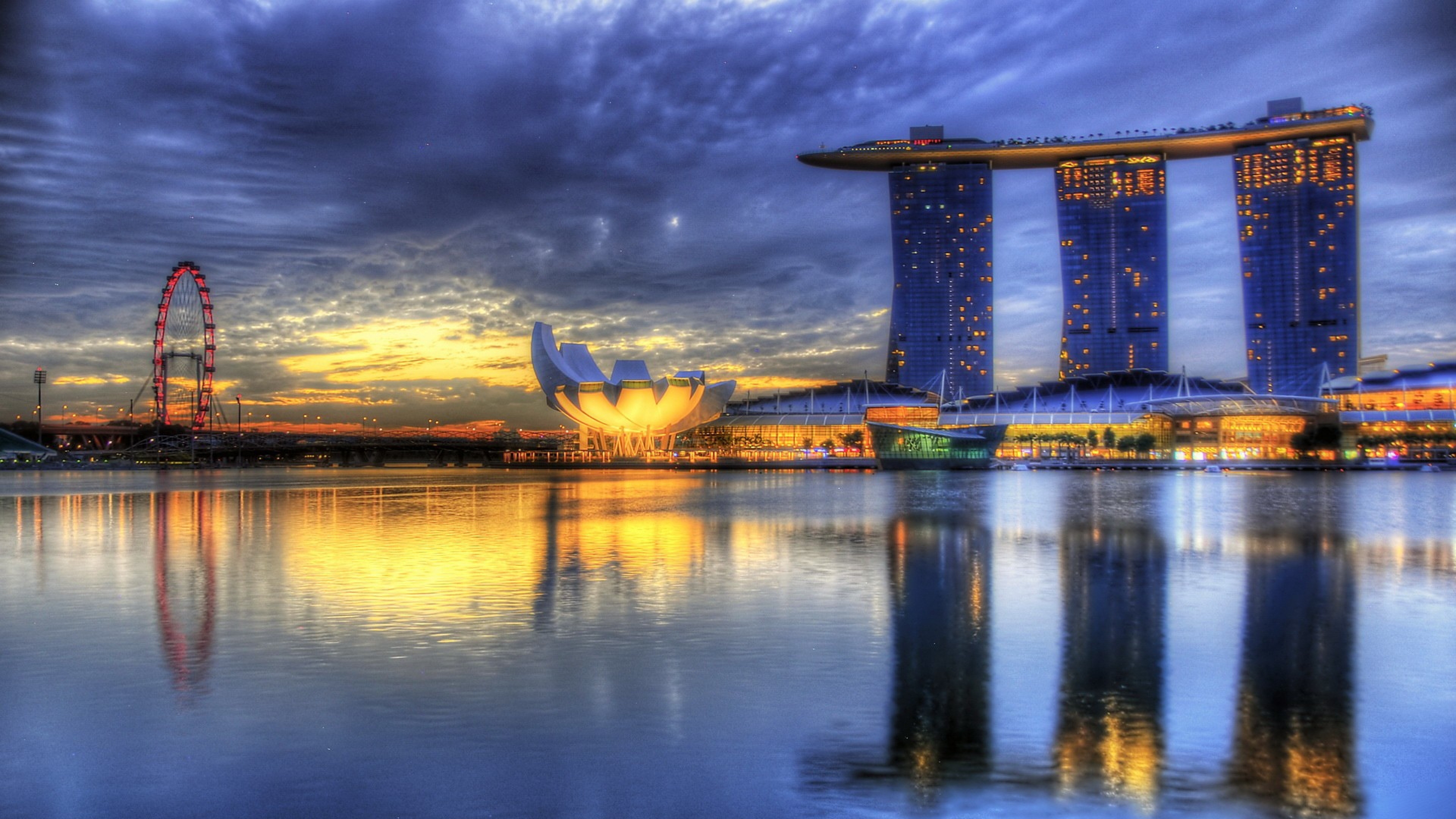 bay wallpaper,sky,reflection,water,nature,landmark