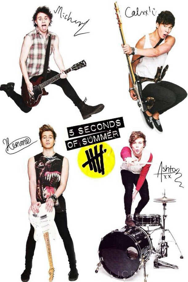 5sos iphone wallpaper,music,guitarist,musician,illustration,album cover