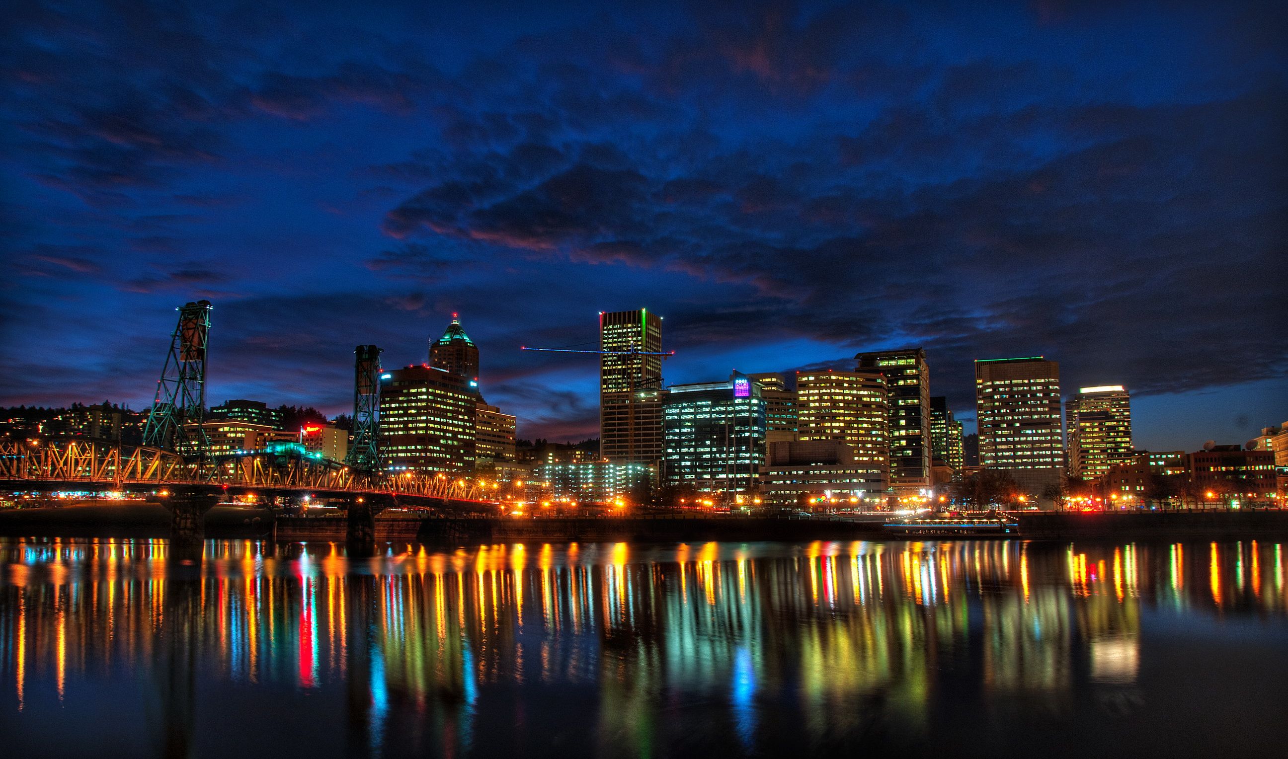 papel pintado portland,paisaje urbano,ciudad,área metropolitana,cielo,noche