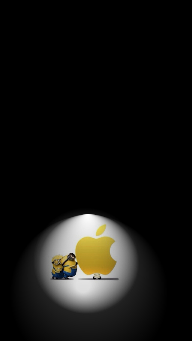 아이폰 5s를위한 3d 벽지,노랑,빛,분위기,어둠,고무 오리