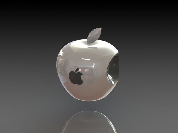 sfondi apple iphone 3d,mela,frutta,pianta,grafica