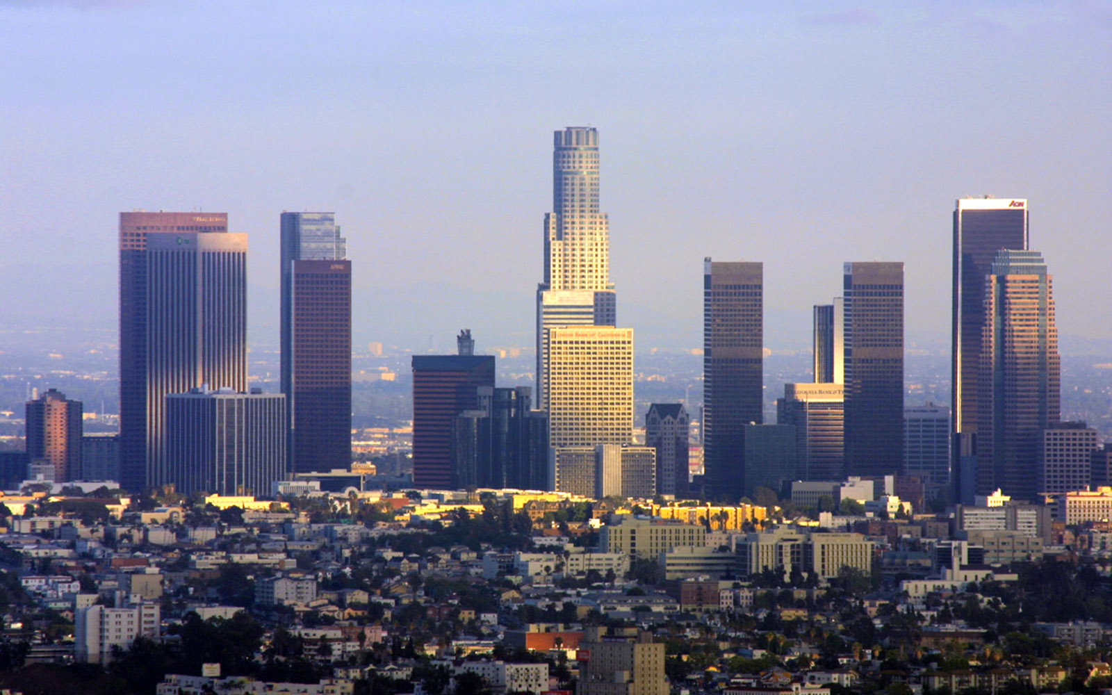 fonds d'écran angeles,ville,zone métropolitaine,paysage urbain,zone urbaine,gratte ciel