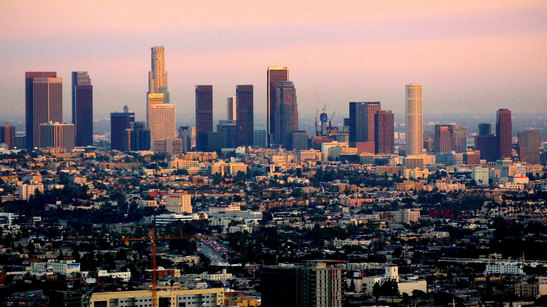 로스 앤젤레스 벽지 4k,도시 풍경,시티,수도권,도시 지역,지평선