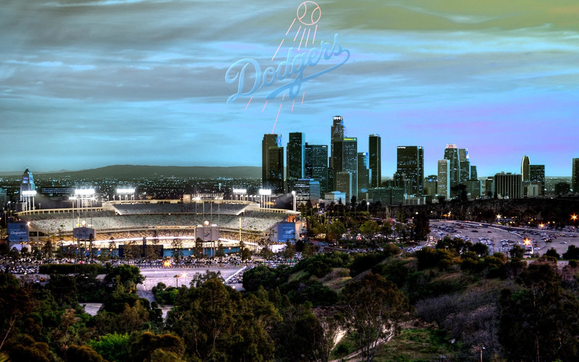 ロサンゼルスの壁紙4k,首都圏,都市の景観,市,スカイライン,市街地