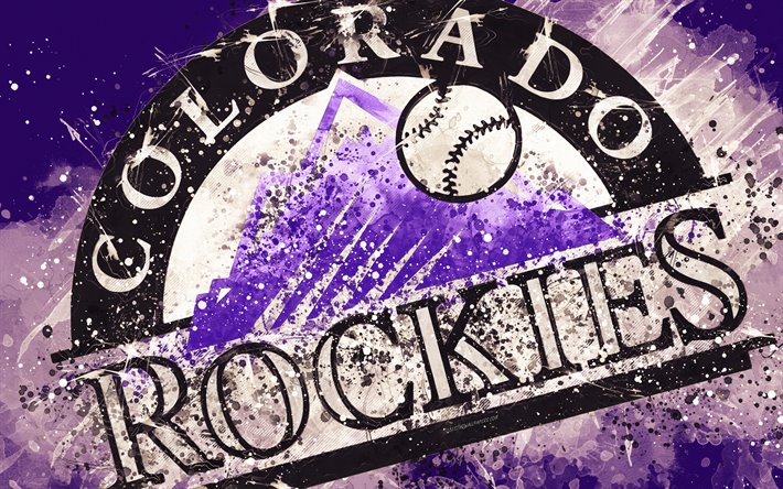 colorado rockies tapete,violett,lila,grafikdesign,illustration,schriftart