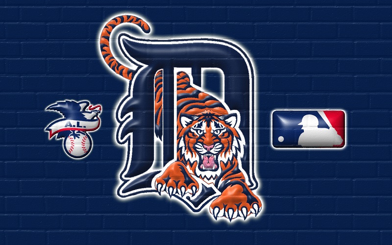 detroit tiger tapete,tiger,bengalischer tiger,felidae,karikatur,große katzen