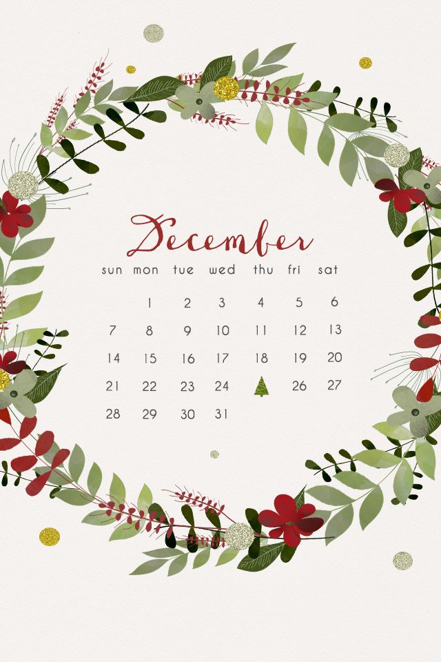 12月のカレンダーの壁紙,工場,葉,挨拶,ホリー,フォント