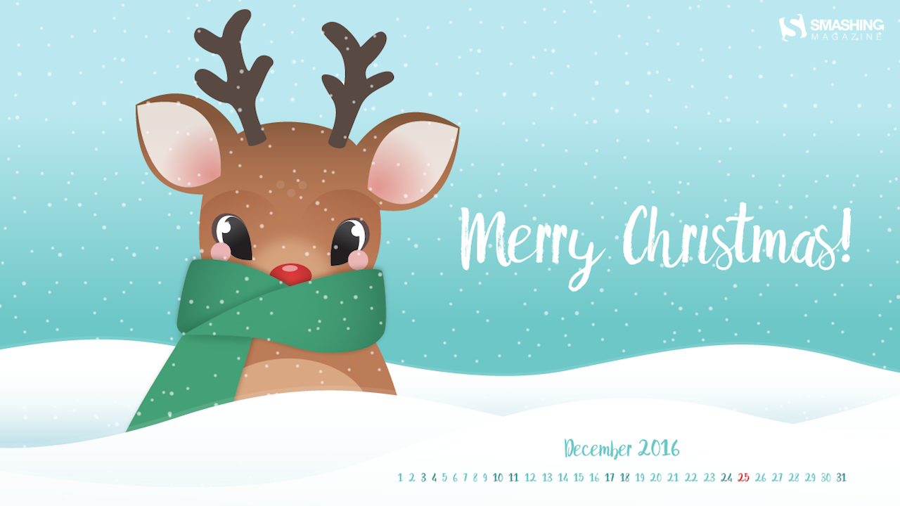 december calendar wallpaper,deer,reindeer,cartoon,illustration,fawn