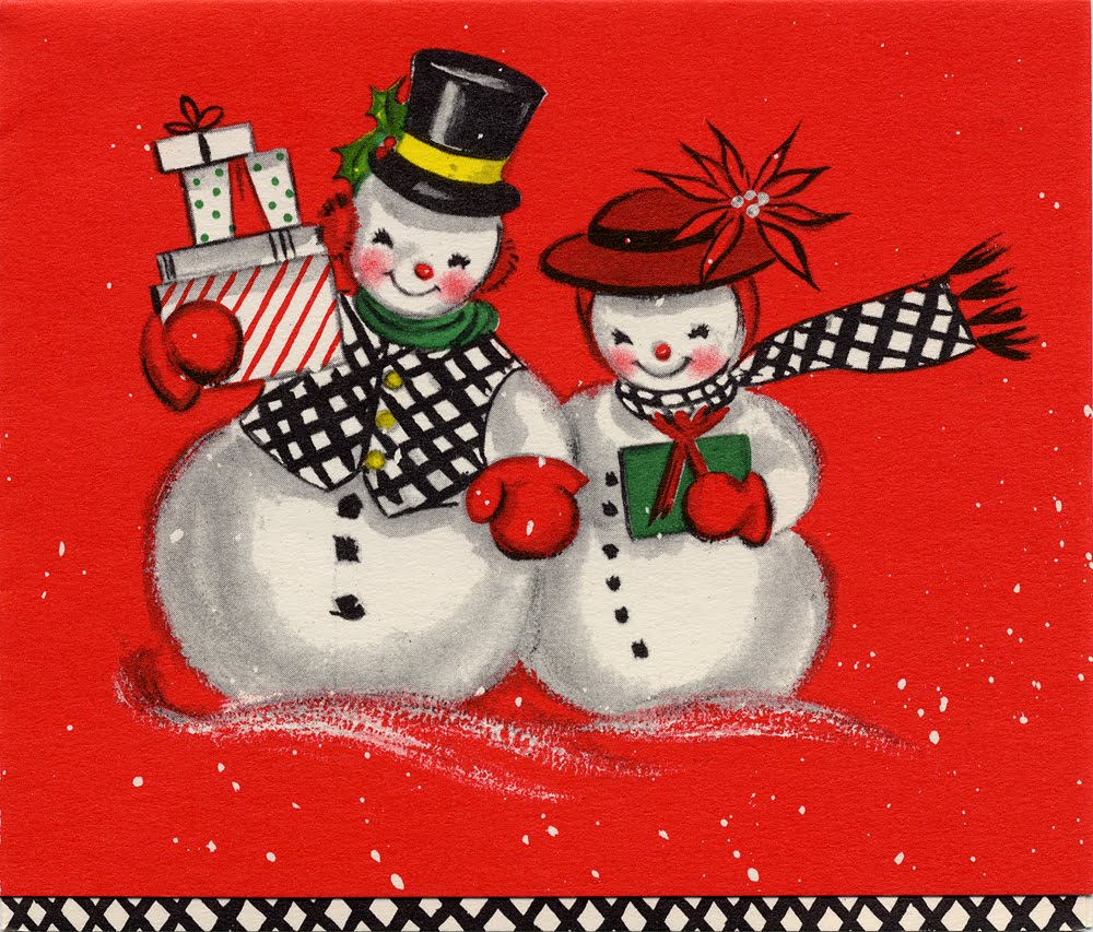 papel pintado vintage de navidad,monigote de nieve