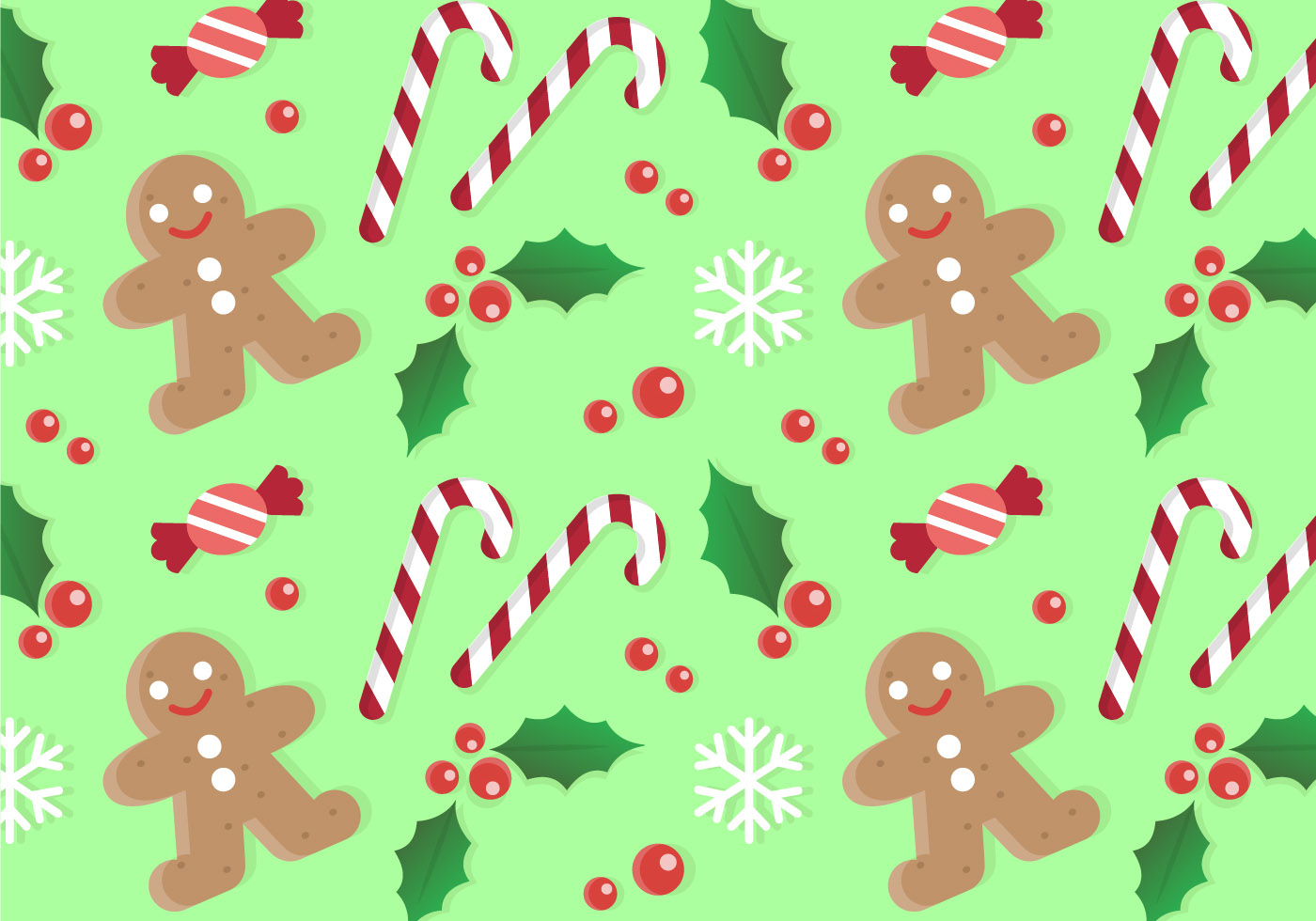 christmas pattern wallpaper,wrapping paper,gingerbread,pattern,illustration,clip art