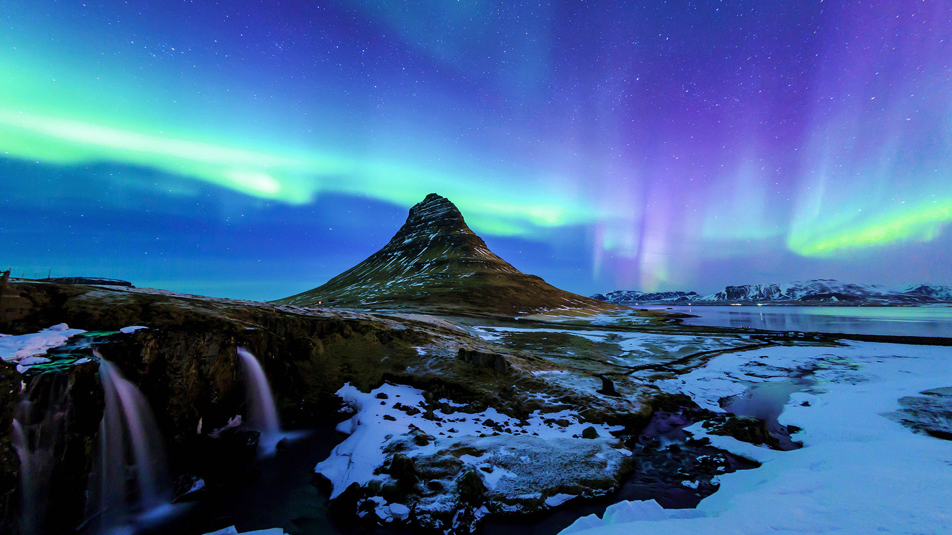 アイランディアの壁紙,自然,空,オーロラ,自然の風景,雰囲気