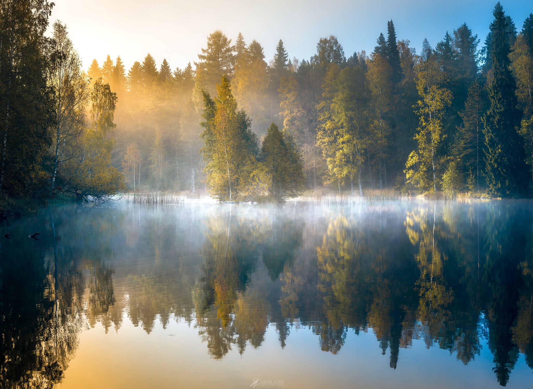 finland wallpaper,reflection,nature,natural landscape,atmospheric phenomenon,sky