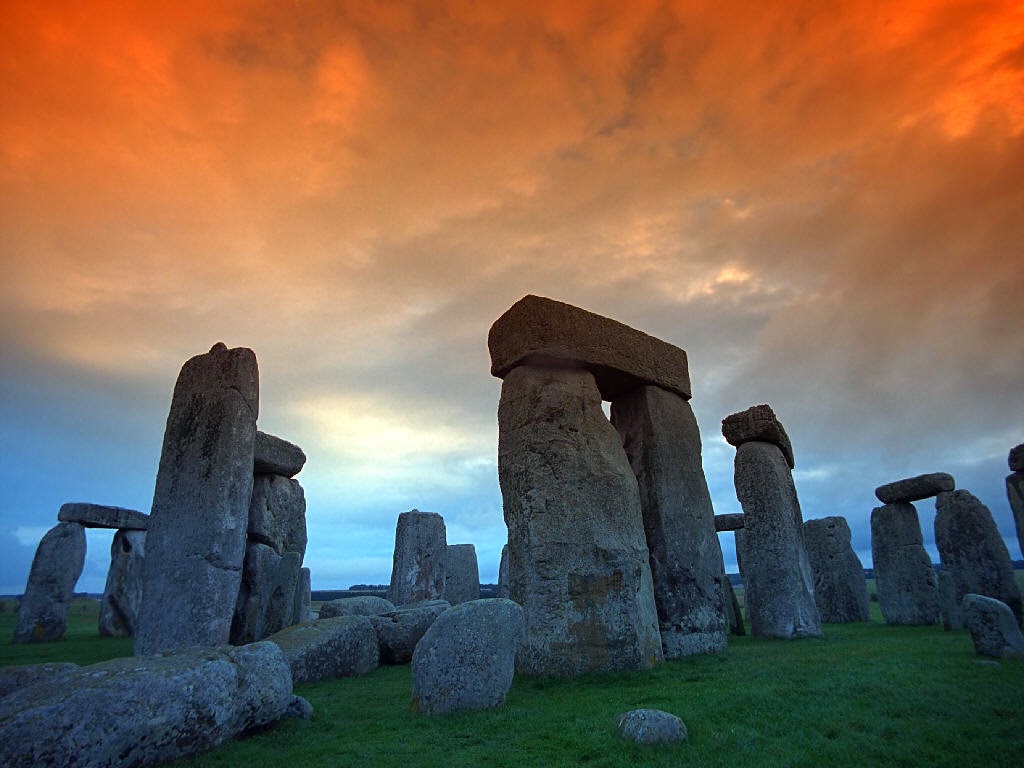 fond d'écran stonehenge,ciel,histoire ancienne,mégalithe,roche,ruines