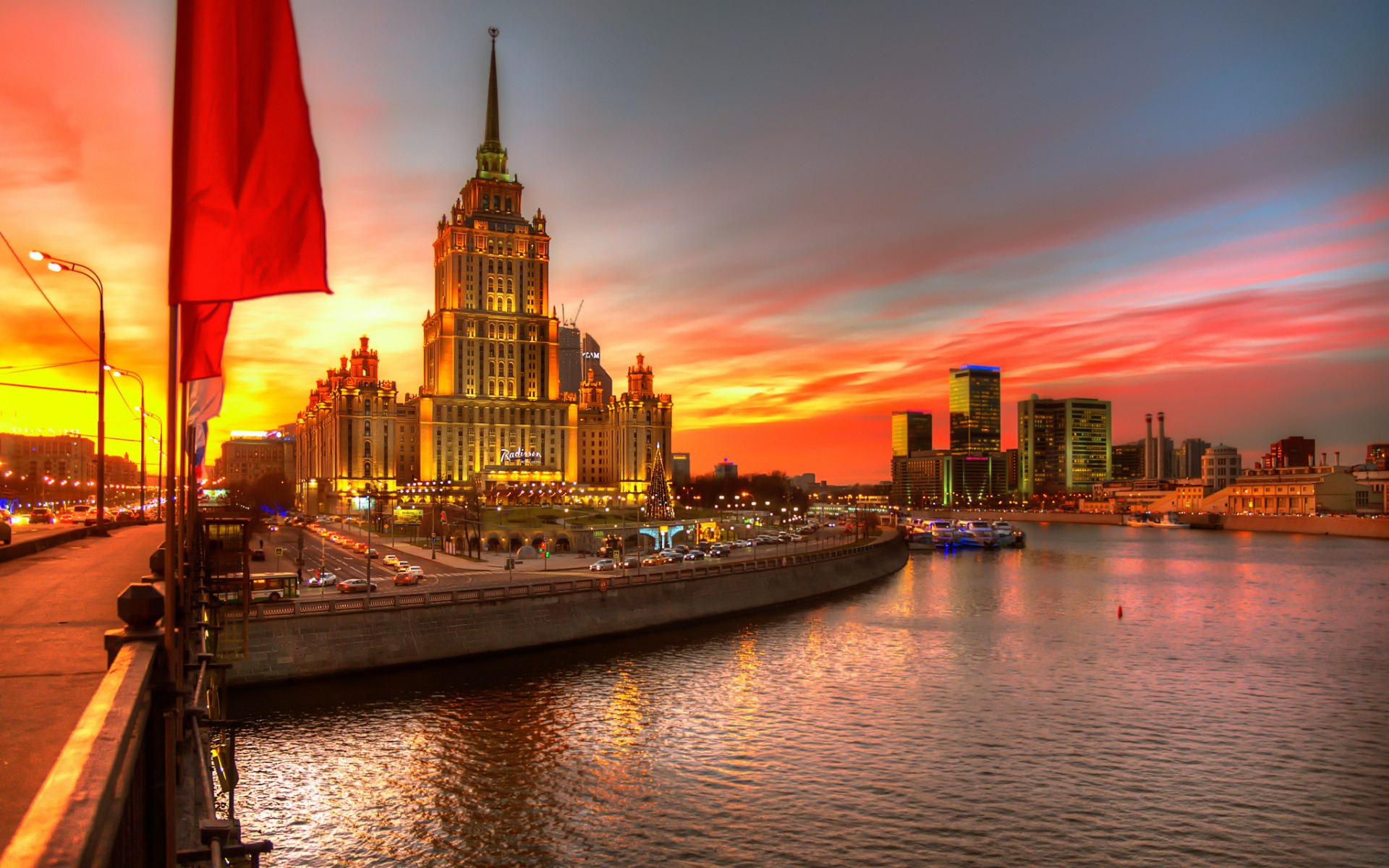 moscow wallpaper,cityscape,city,sky,metropolitan area,landmark