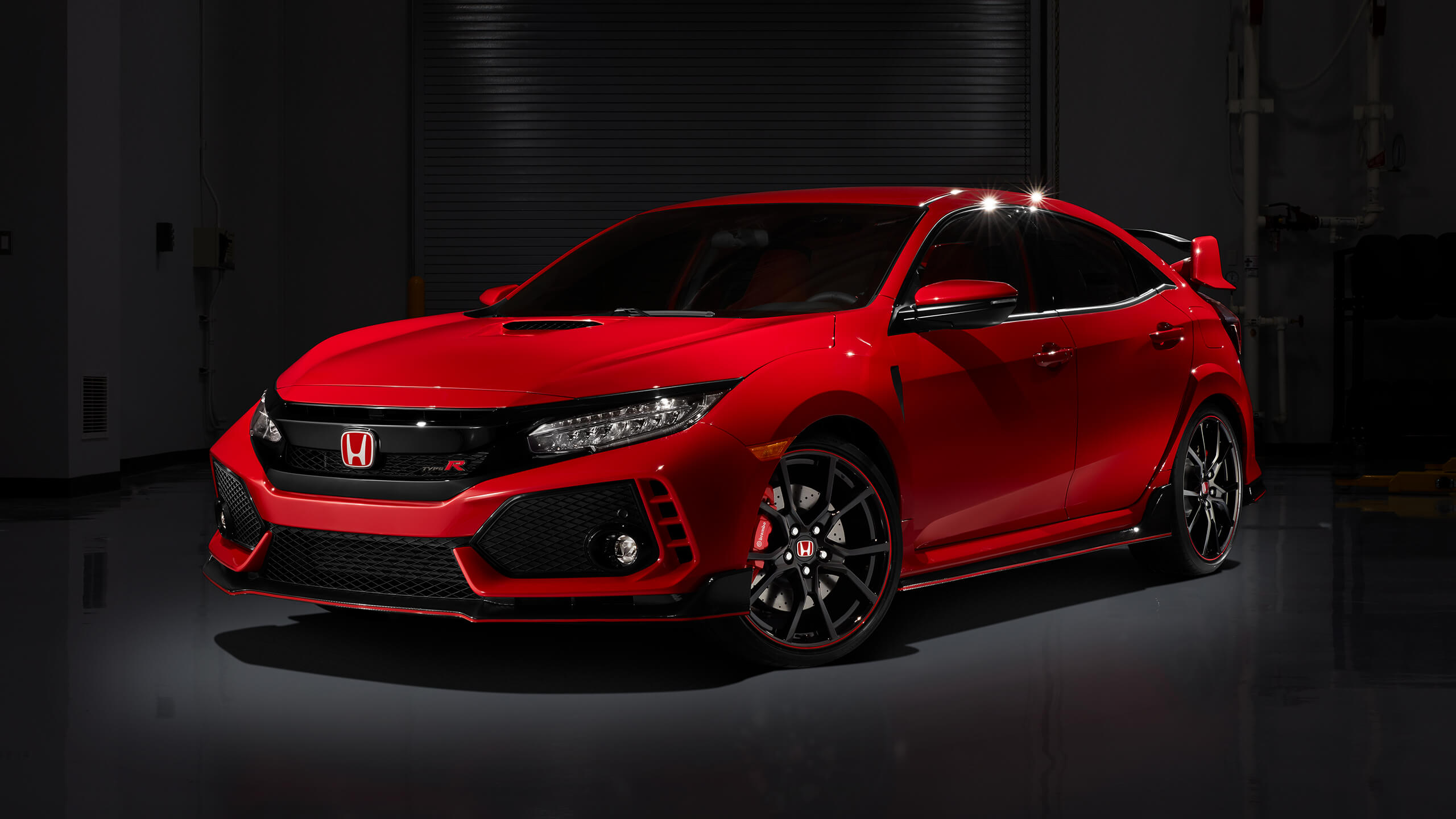 honda civic type r wallpaper hd,land vehicle,vehicle,car,red,automotive design