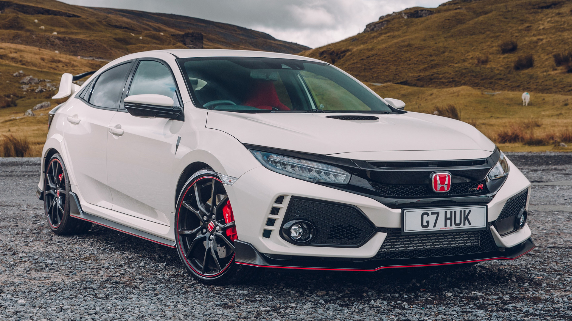 honda civic type r wallpaper hd,land vehicle,vehicle,car,automotive design,honda