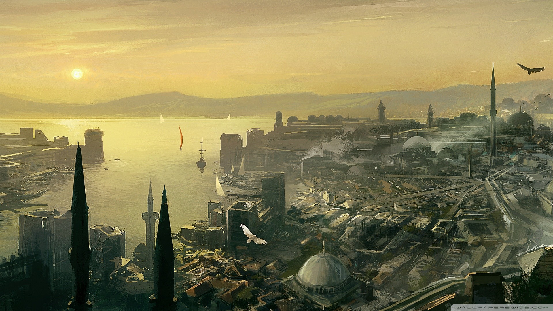 fondo de pantalla del imperio,paisaje urbano,área metropolitana,ciudad,área urbana,rascacielos