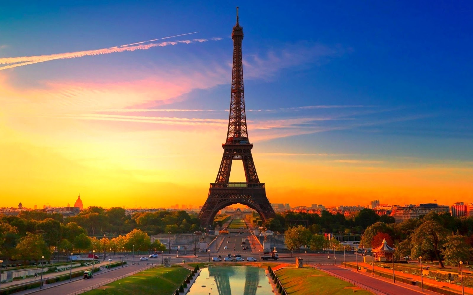 beau fond d'écran de la ville,ciel,la tour,matin,architecture,monument