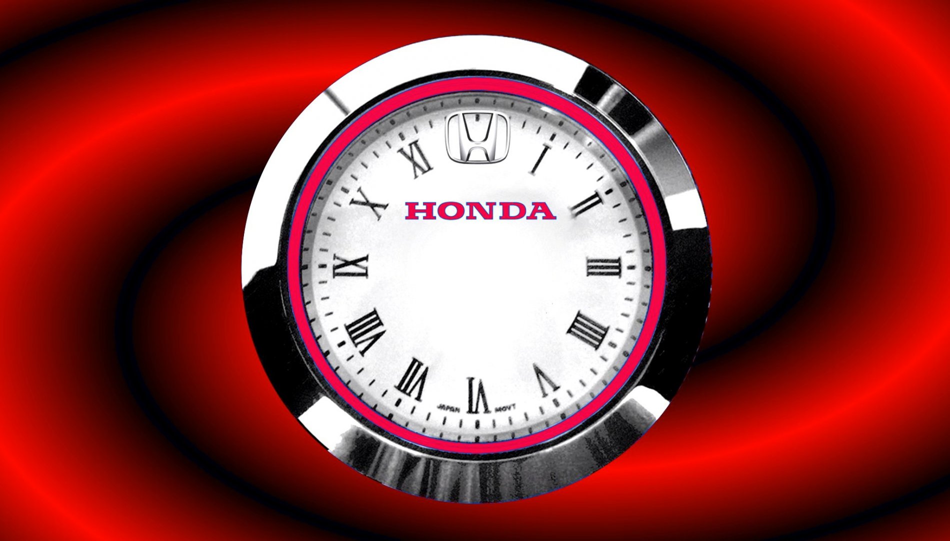 honda clock fondo de pantalla,rojo,circulo,calibre,reloj,instrumento de