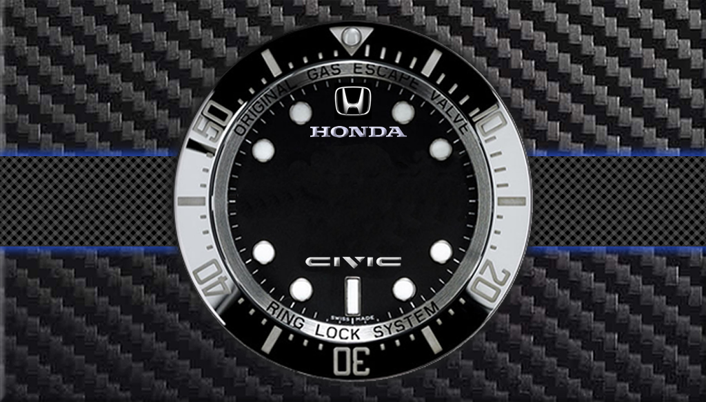 honda clock wallpaper,font,speedometer,auto part,emblem,measuring instrument