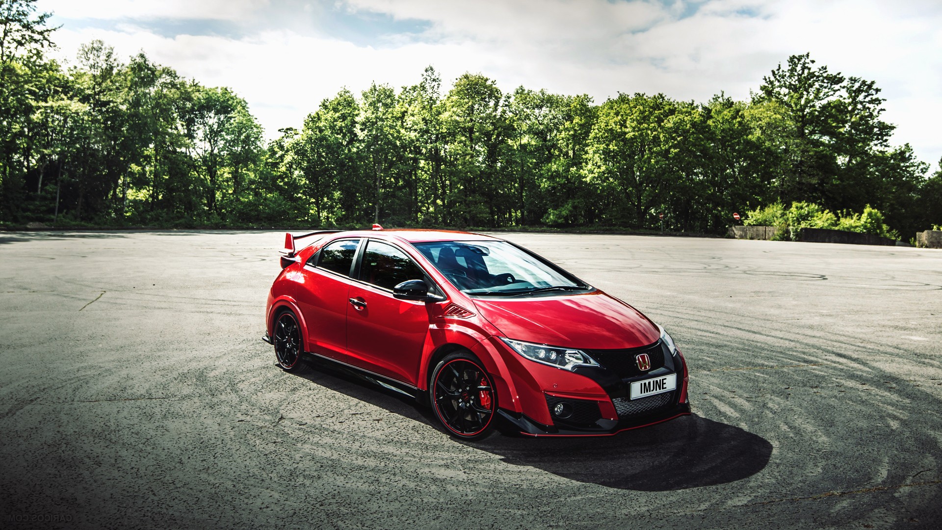 honda type r wallpaper,land vehicle,vehicle,car,automotive design,hatchback