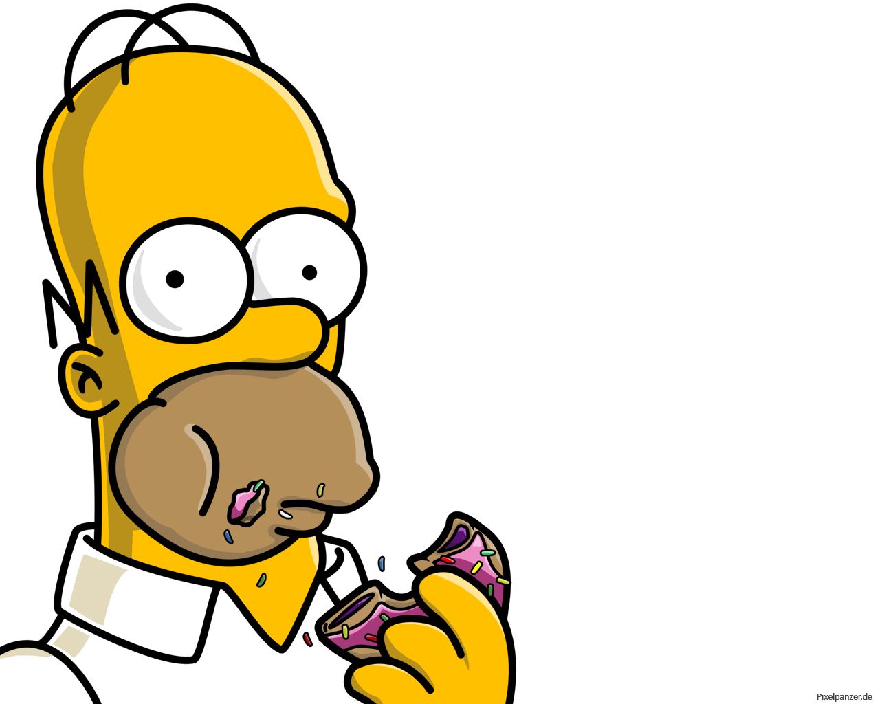 fond d'écran homer,dessin animé,jaune,clipart,ligne,heureux