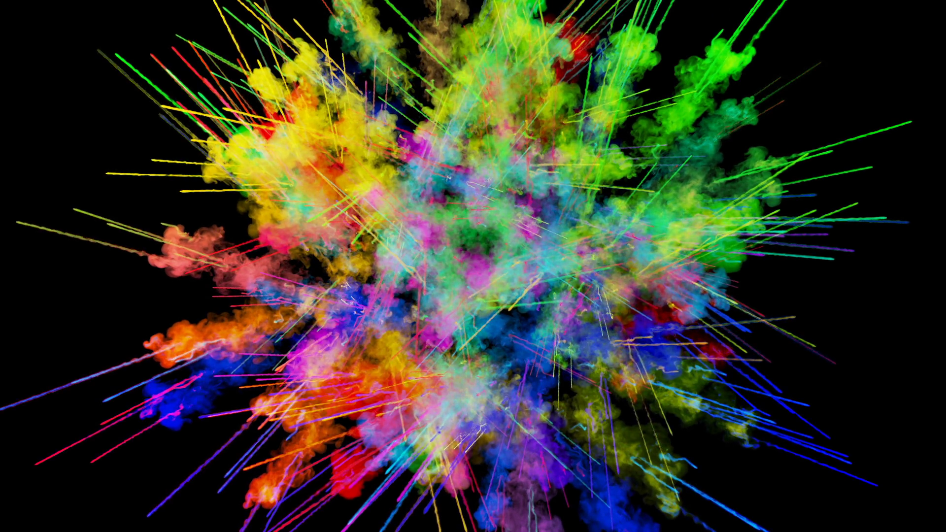 fondo de pantalla de explosión de color,verde,arte fractal,ligero,cielo,diseño gráfico