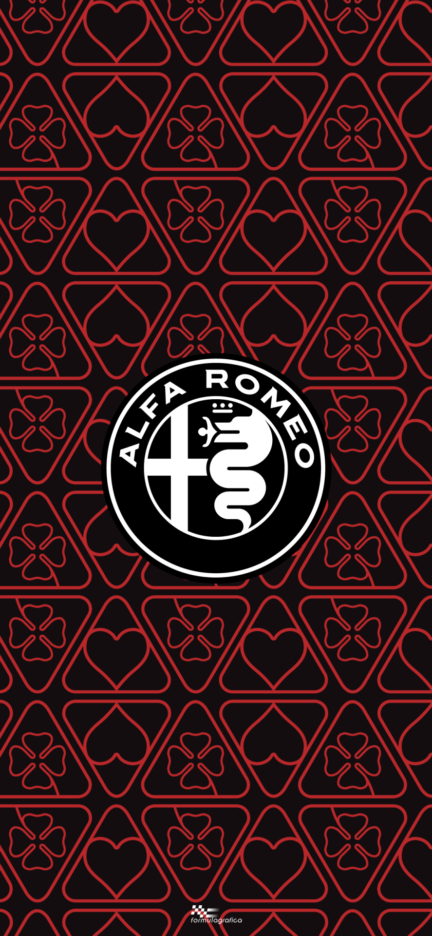 alfa romeo iphone wallpaper,red,pattern,font,design,logo