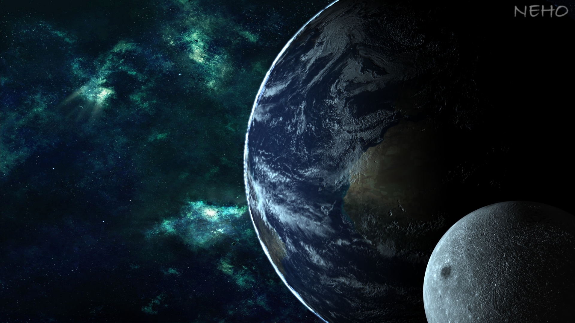 에르 드 벽지,대기권 밖,행성,천체,분위기,우주