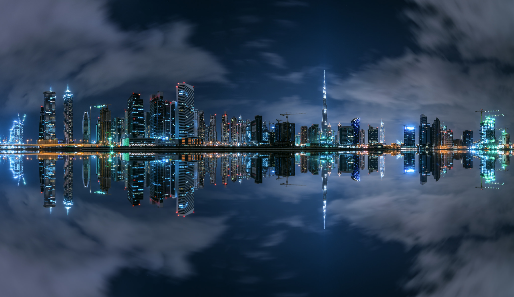 dubai wallpaper,cityscape,city,reflection,sky,metropolitan area