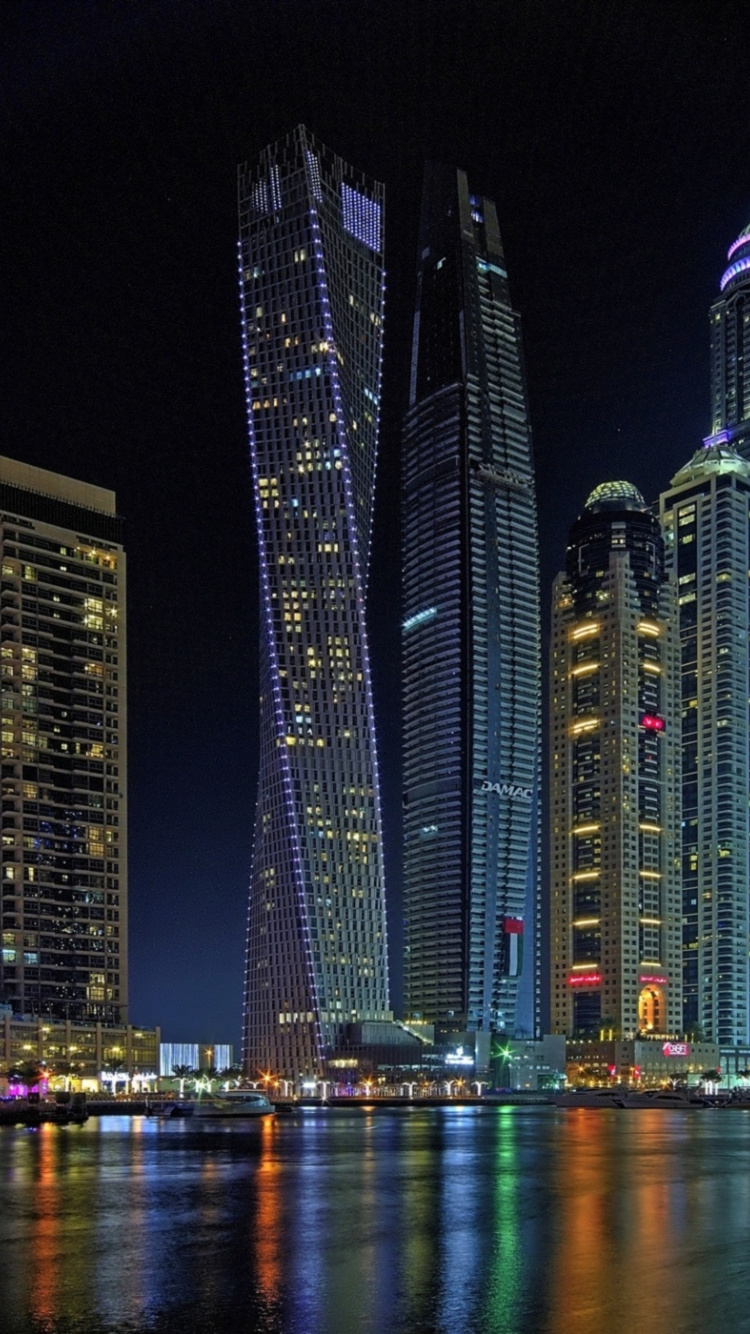 두바이 벽지,수도권,마천루,시티,타워 블록,도시 풍경