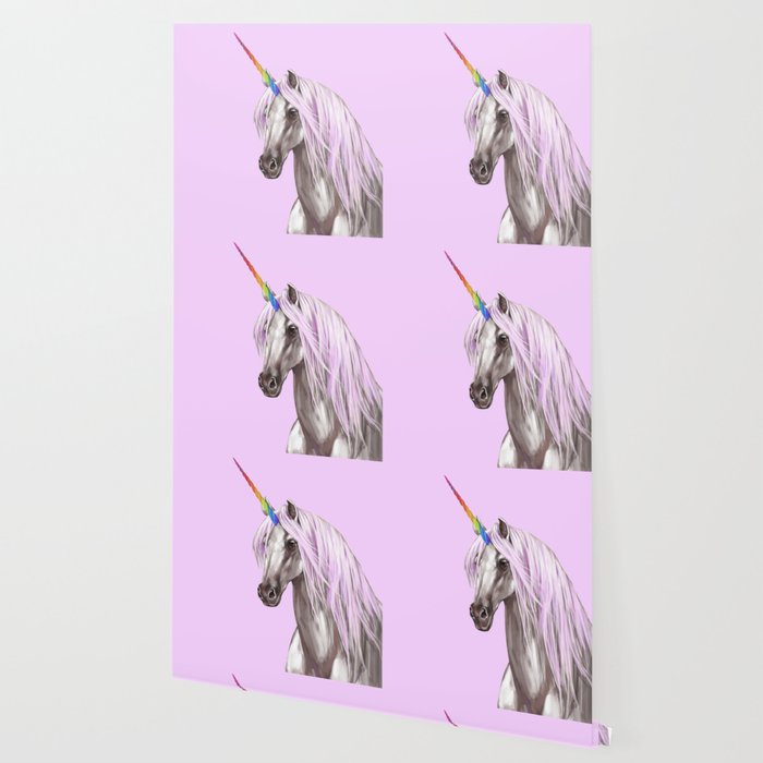 fond d'écran licorne,licorne,rose,cheval,personnage fictif,violet