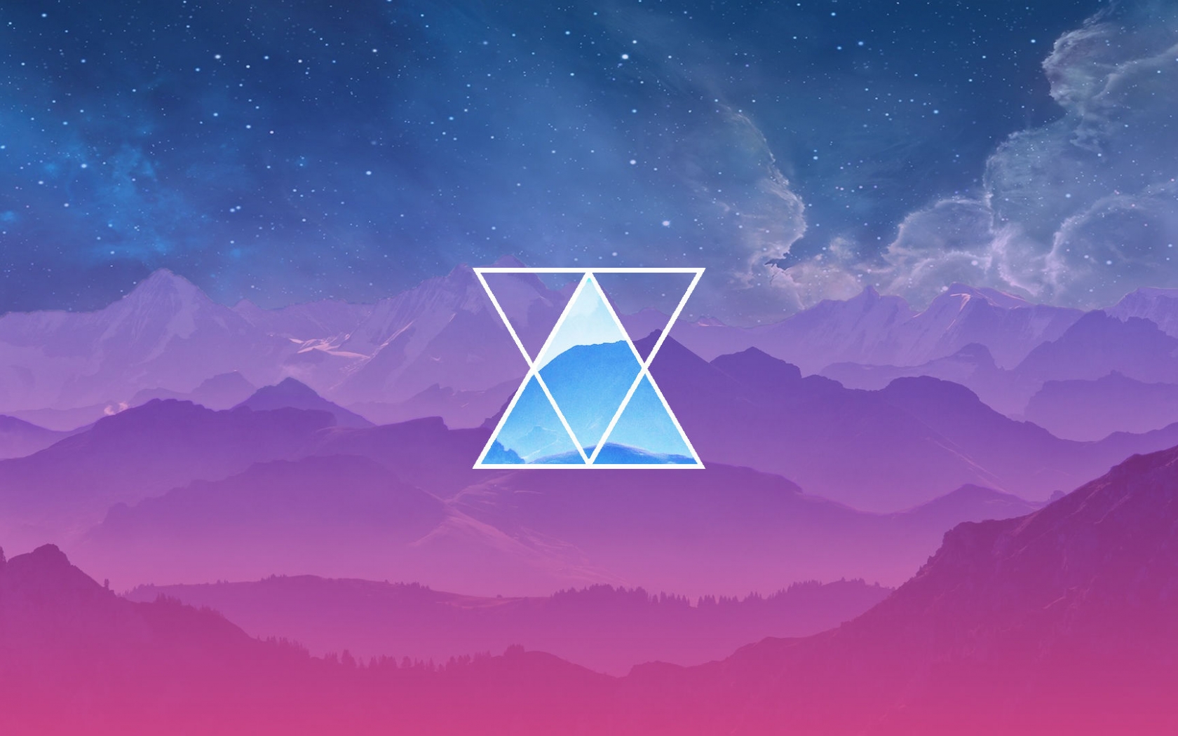 mkbhd wallpaper,sky,blue,triangle,atmosphere,font