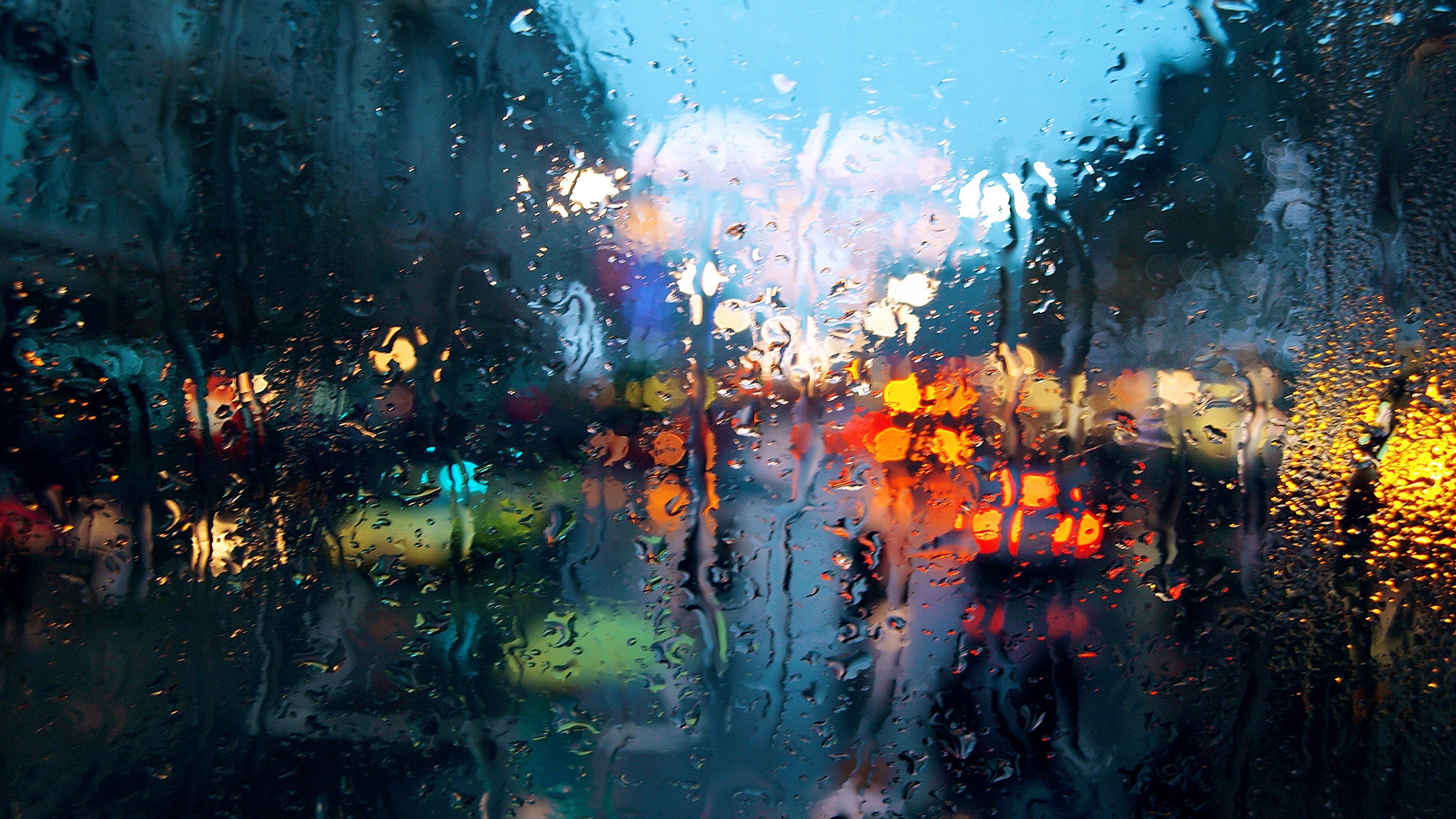 2560x1440 fondo de pantalla,azul,agua,cielo,lluvia,reflexión