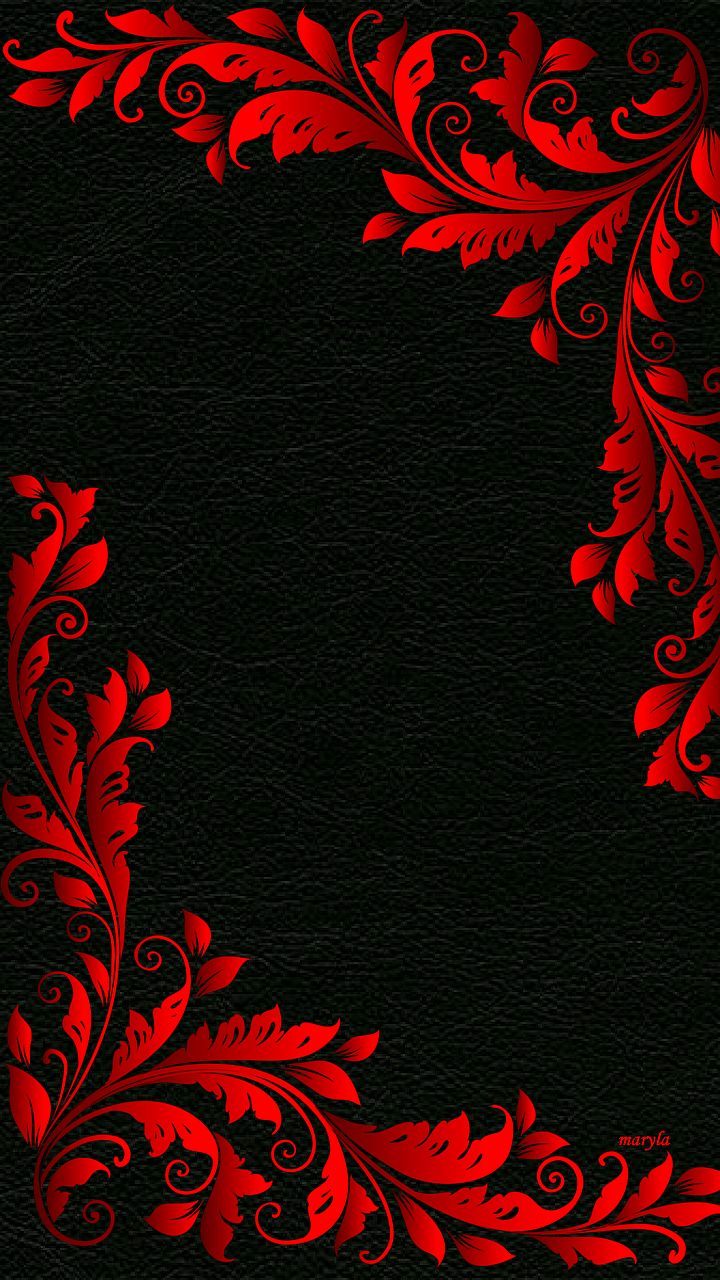 720x1280 wallpapers,red,black,pattern,textile,plant