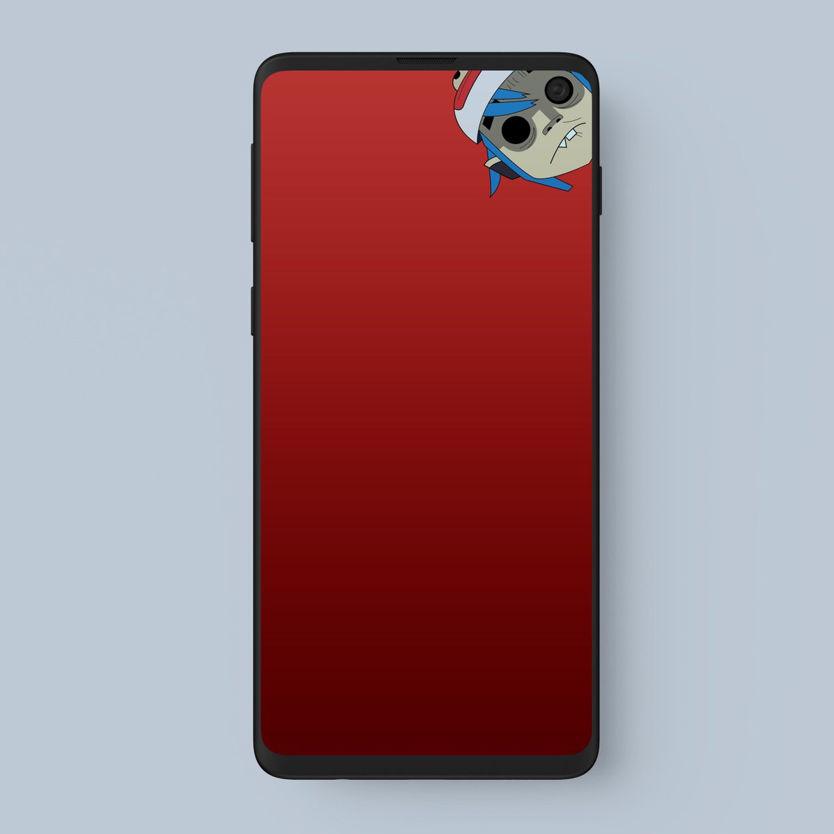 gorillaz wallpaper,mobile phone case,red,mobile phone accessories,mobile phone,gadget