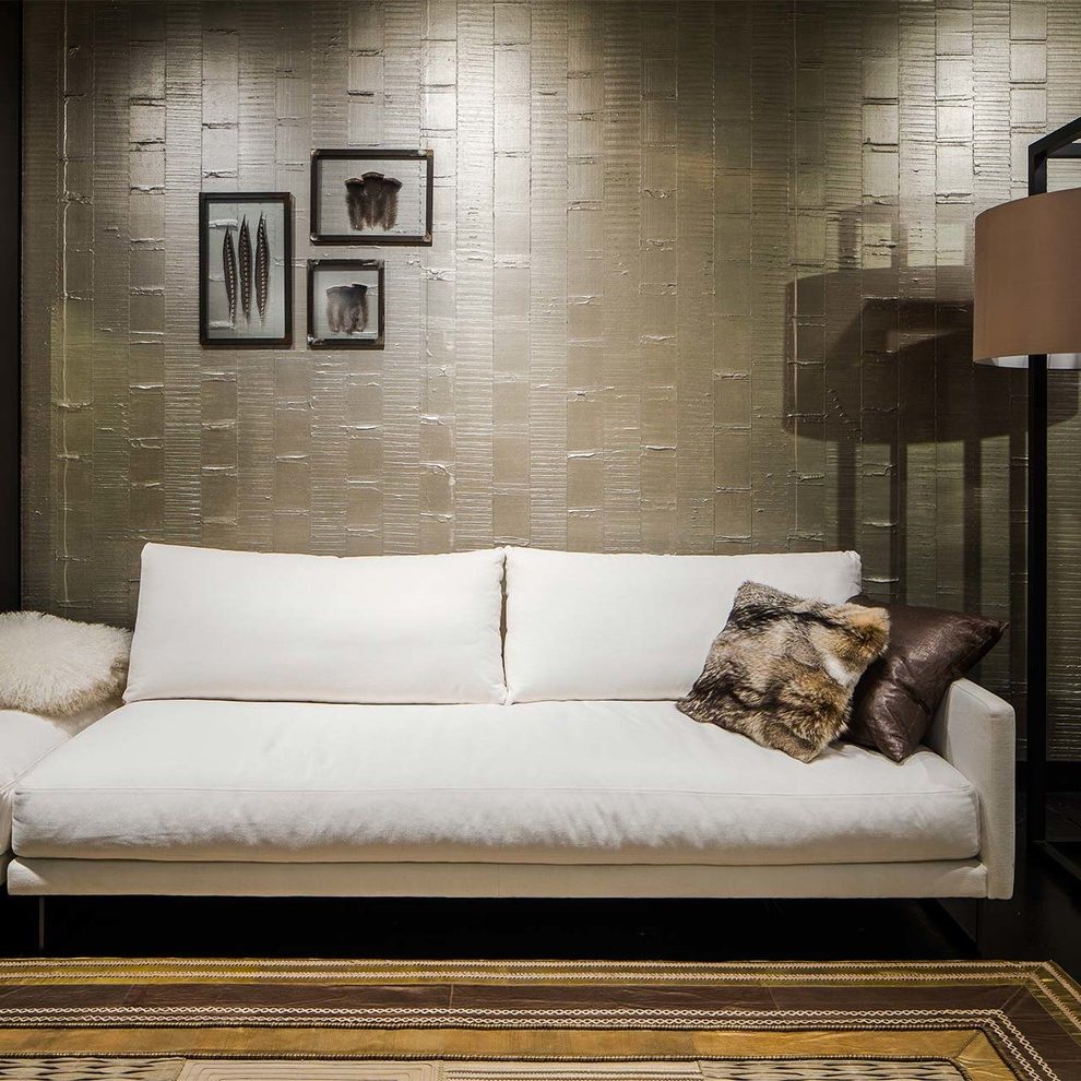 metallic wallpaper,furniture,room,wall,interior design,bed