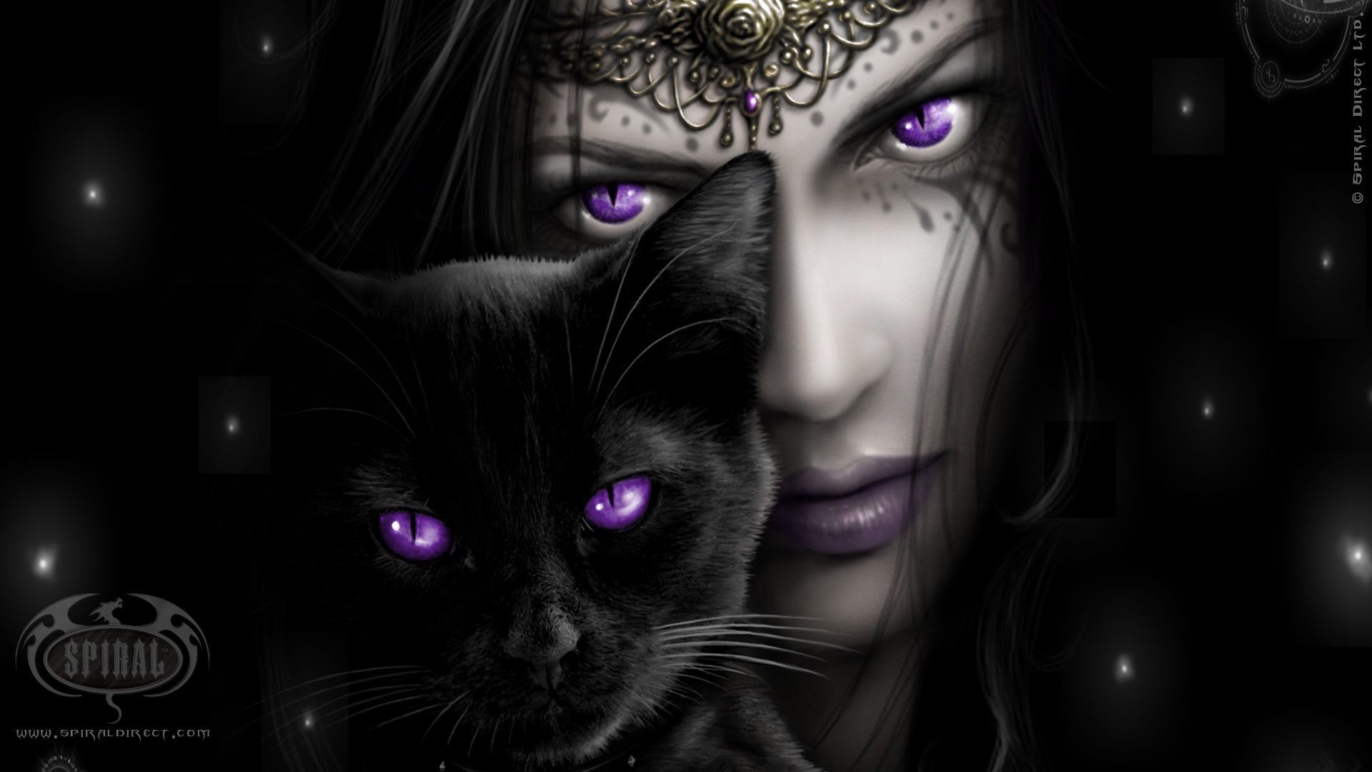 papel pintado gótico,gato,bigotes,gato negro,púrpura,violeta