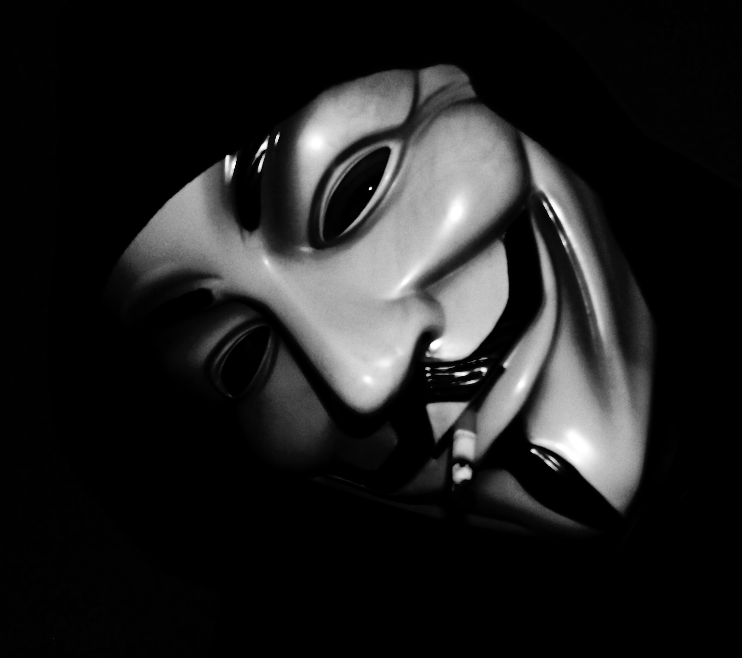 anonymous wallpaper,black,still life photography,black and white,head