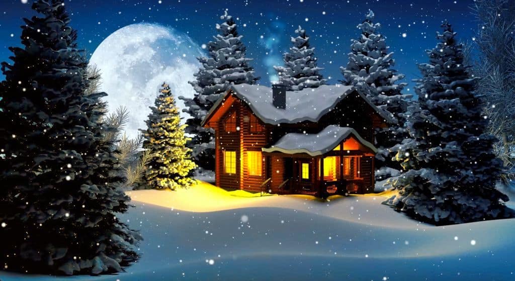 크리스마스 벽지 hd,겨울,자연,하늘,눈,나무