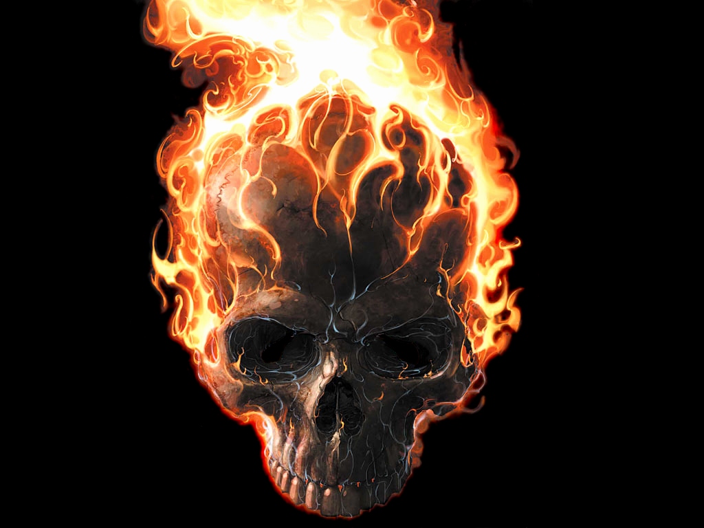 ghost wallpaper,flame,fire,skull,heat,bone