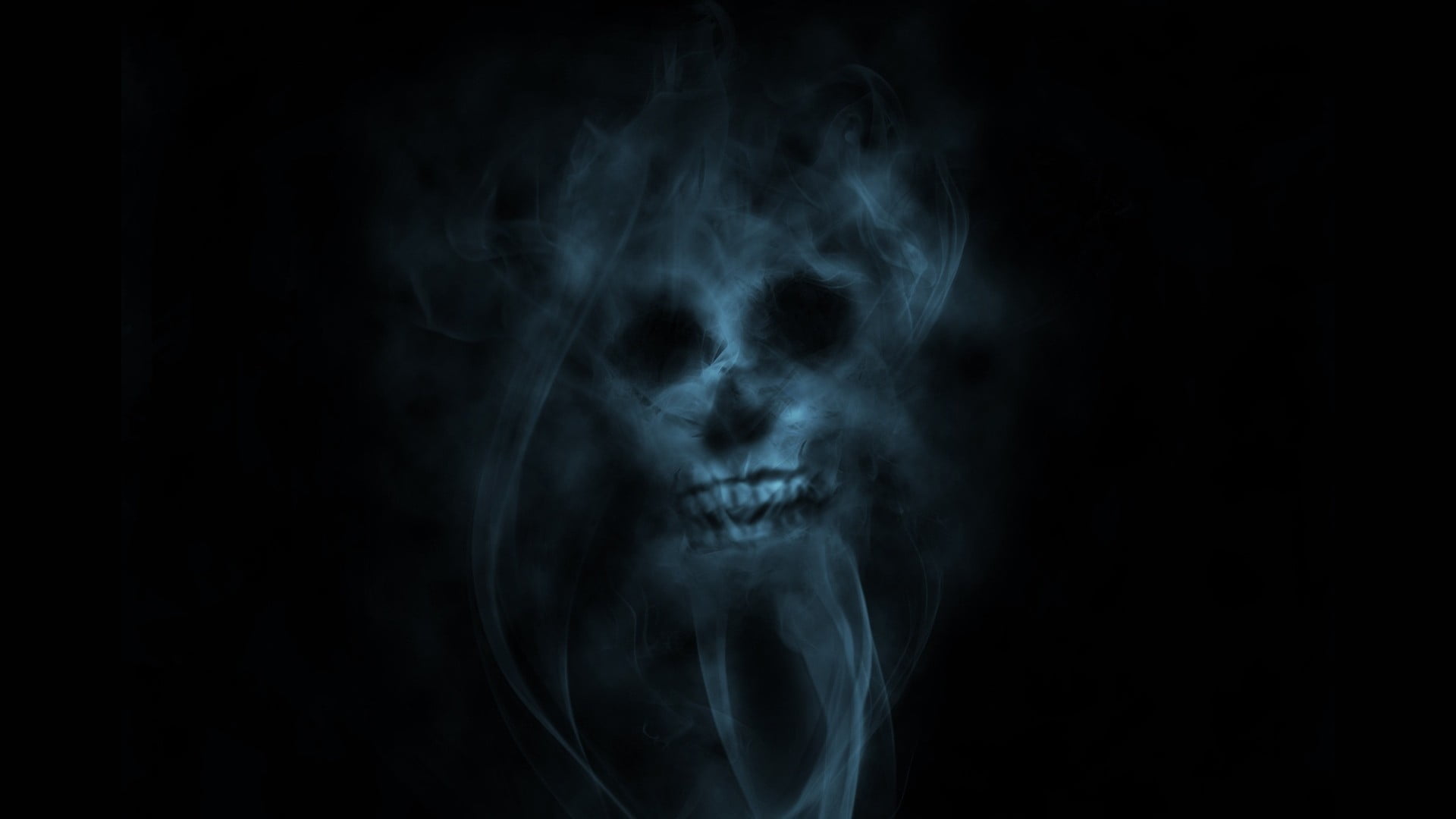 ghost wallpaper,black,darkness,head,smoke,ghost