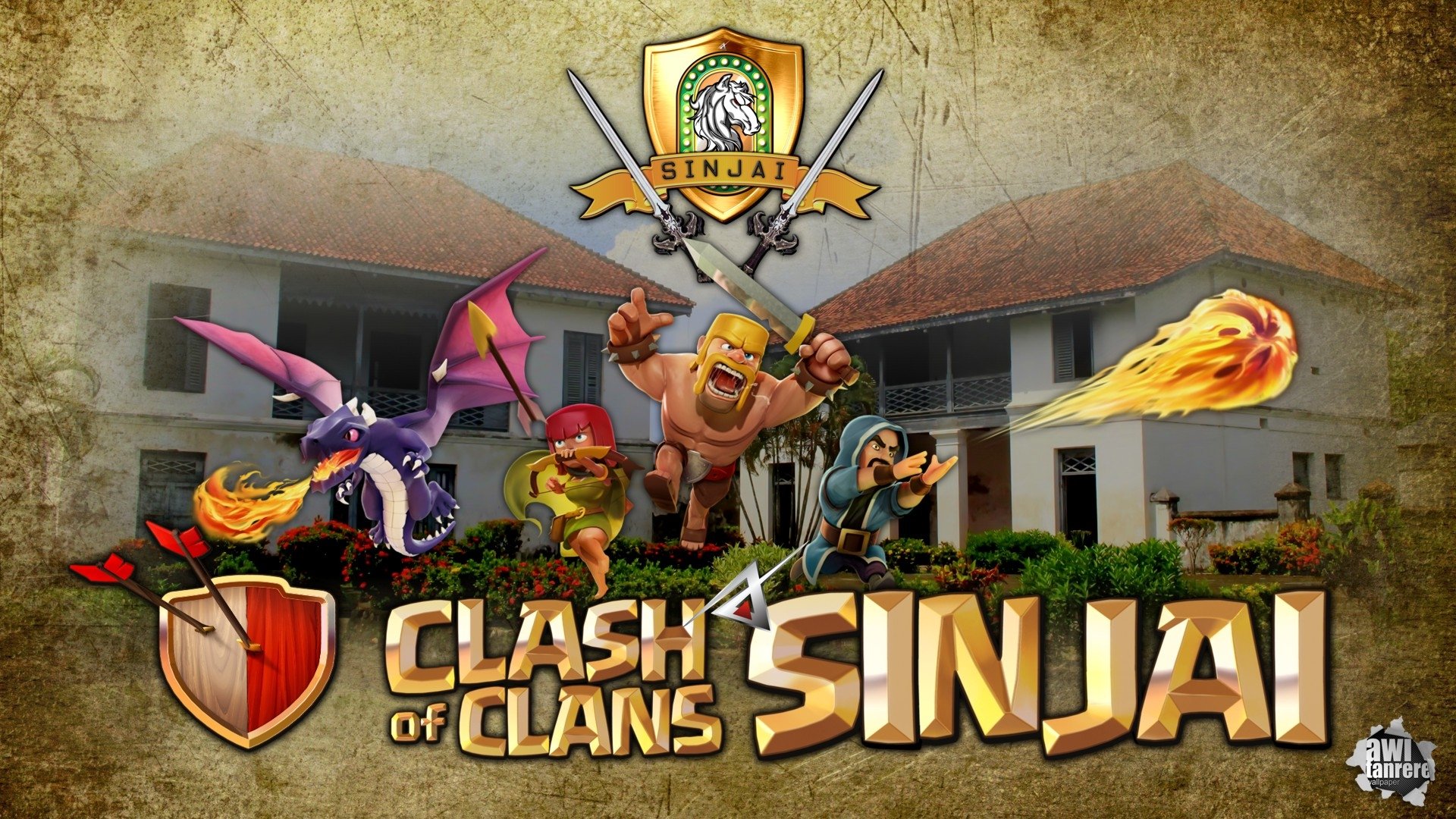 coc wallpaper,games,adventure game,pc game,fictional character,massively multiplayer online role playing game