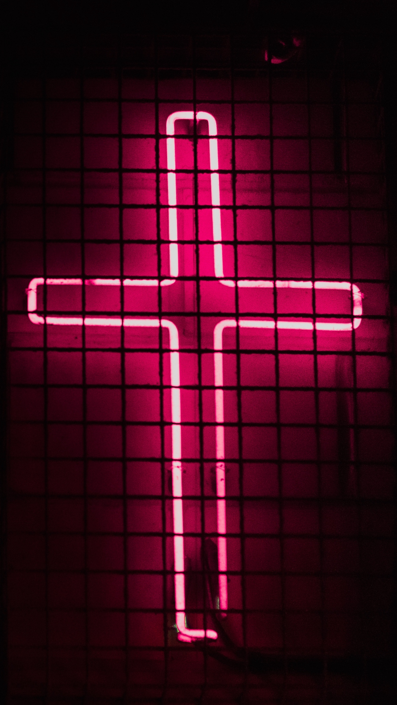 cross wallpaper,cross,red,light,neon,symbol