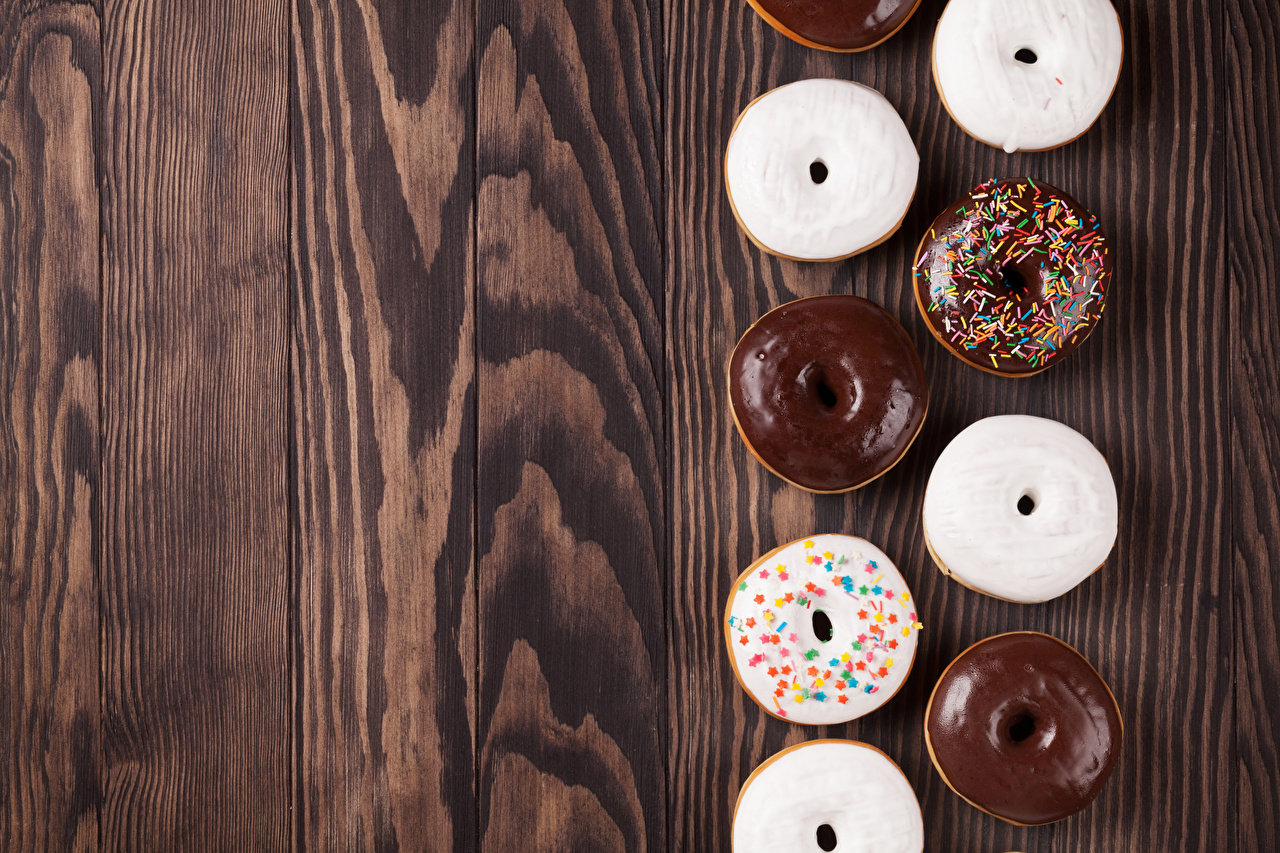 papier peint alimentaire,bouton,bois,table,donut