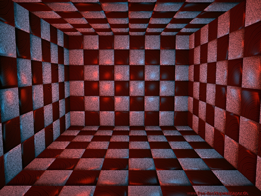 4d wallpaper,red,wall,symmetry,floor,room