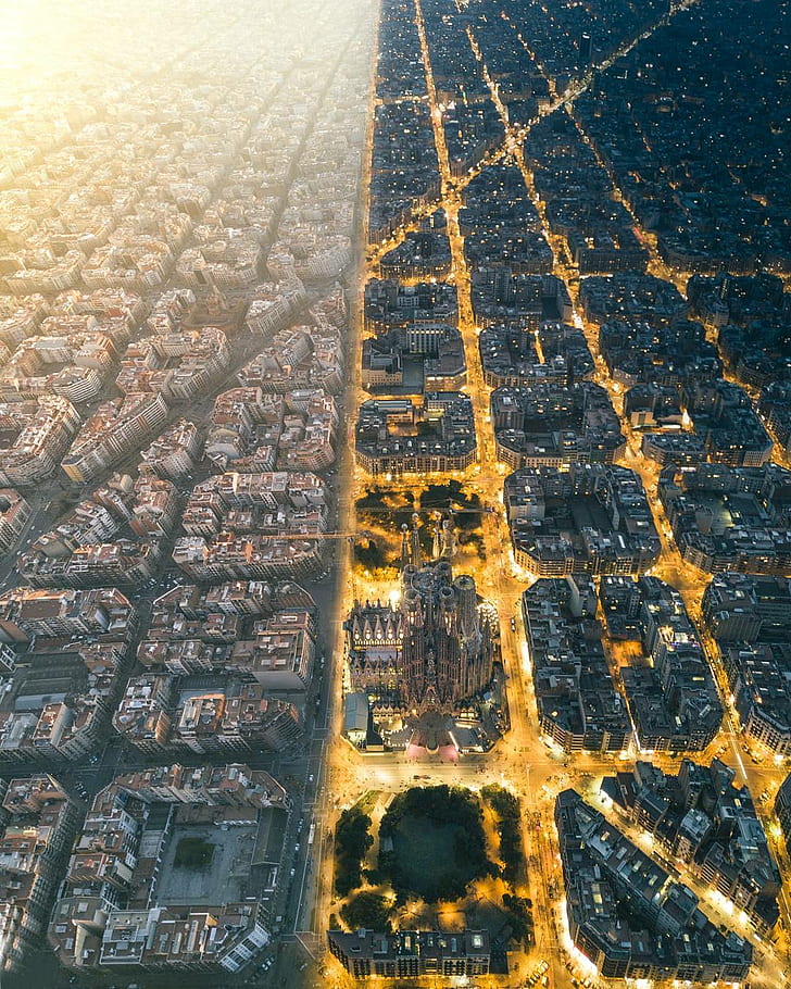 バルセロナの壁紙,空,日光,閉じる,玉石,空中写真