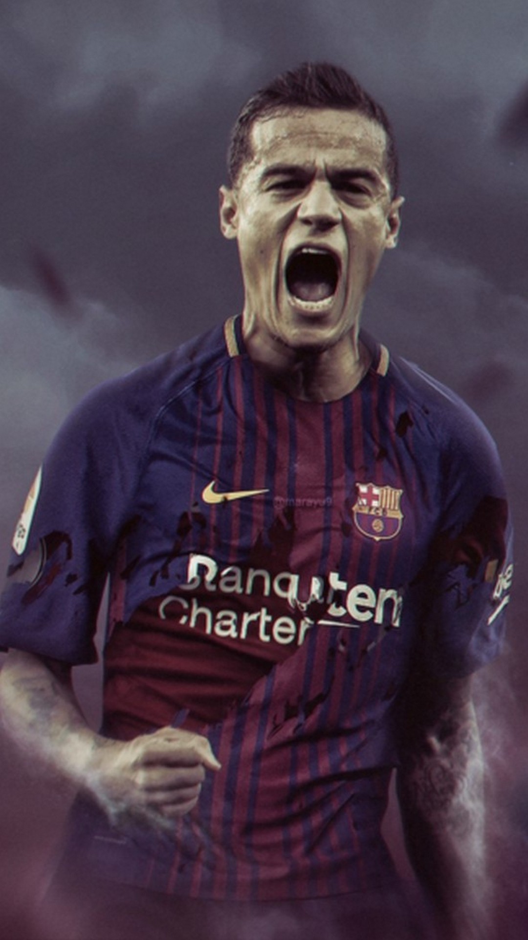 barcelona wallpaper,football player,poster,font,player,photo caption