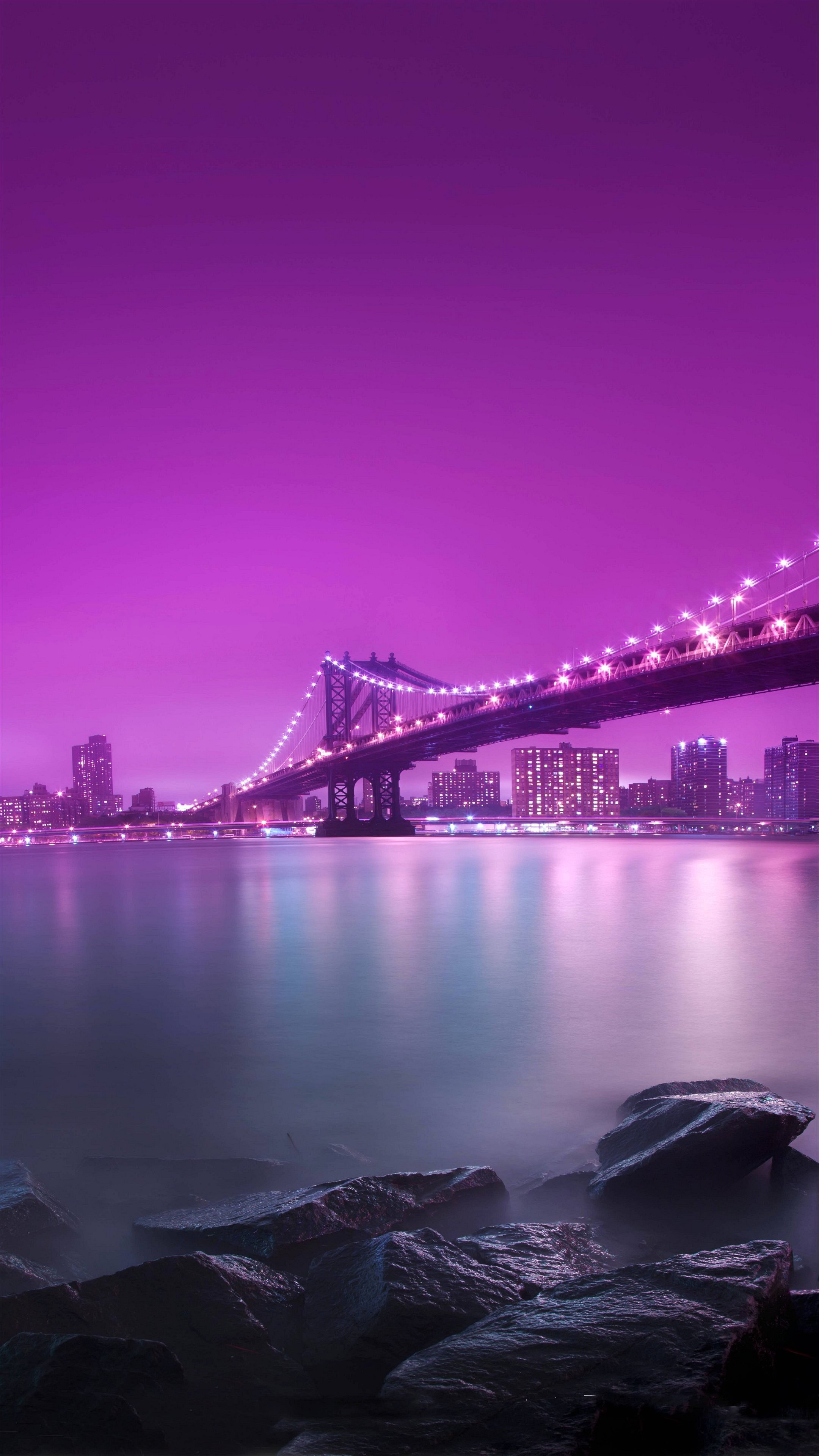 fond d'écran pour mobile android,paysage urbain,ciel,violet,violet,rose